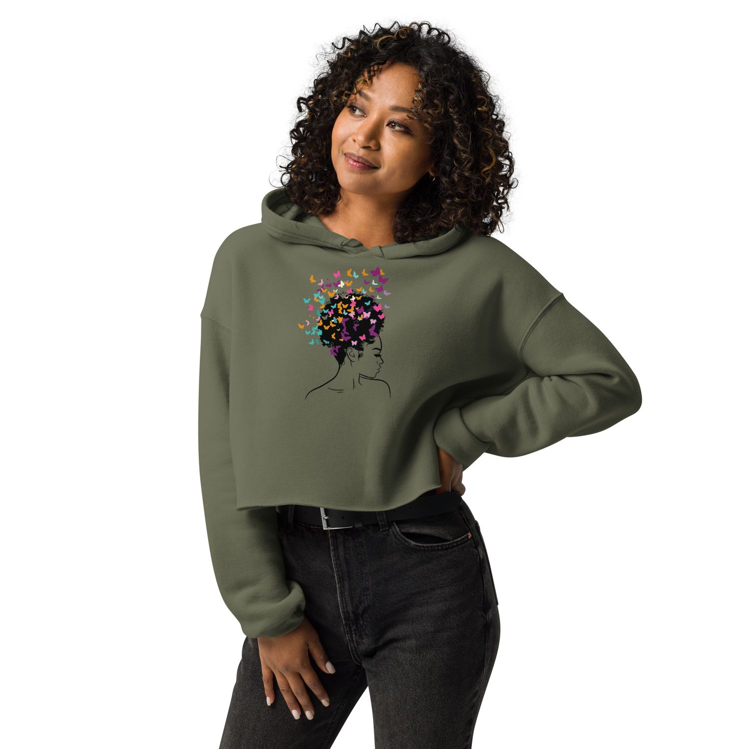 Mother Nature Crop Hoodie