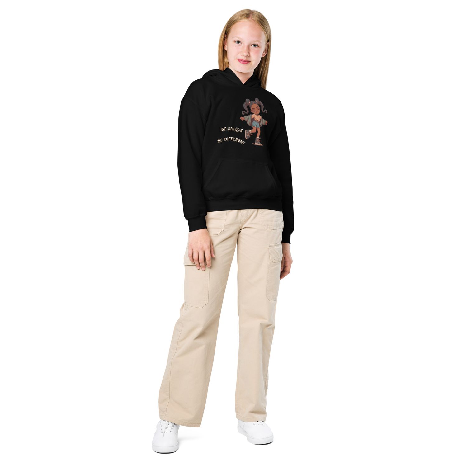 Be Unique girls heavy blend hoodie