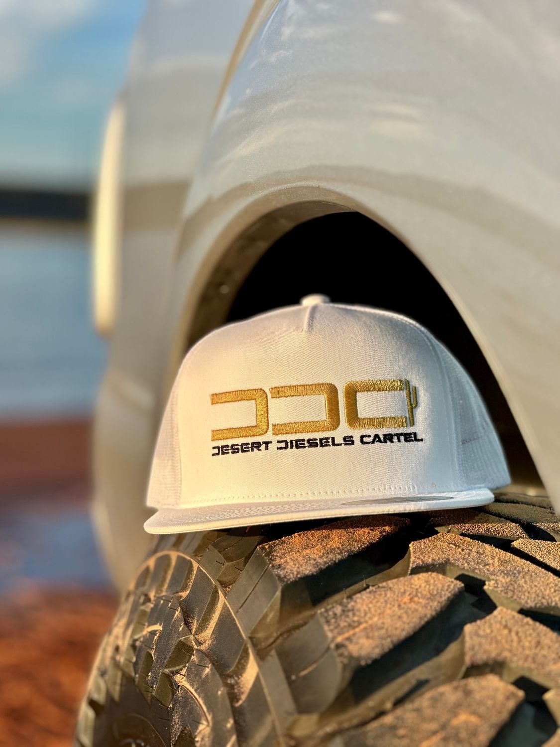 DDC 2.0 White Gold Hat