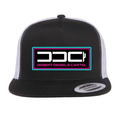 Neon Rush Hat - Black &amp; White