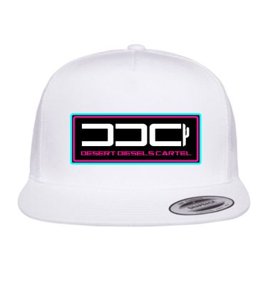 Neon Rush Hat - White
