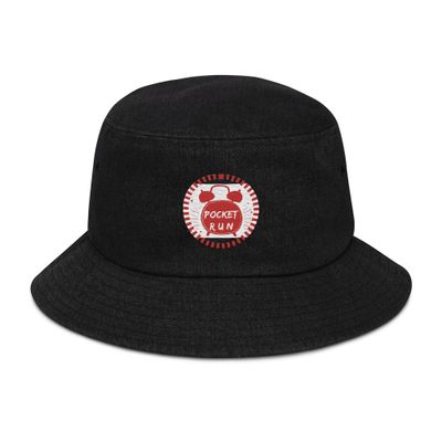 POCKET RUN( DENIM BUCKET HAT)