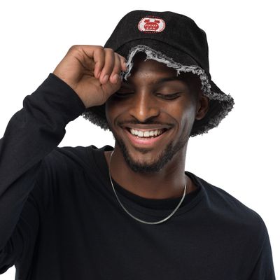 POCKET RUN( DISTRESSED BUCKET HAT)