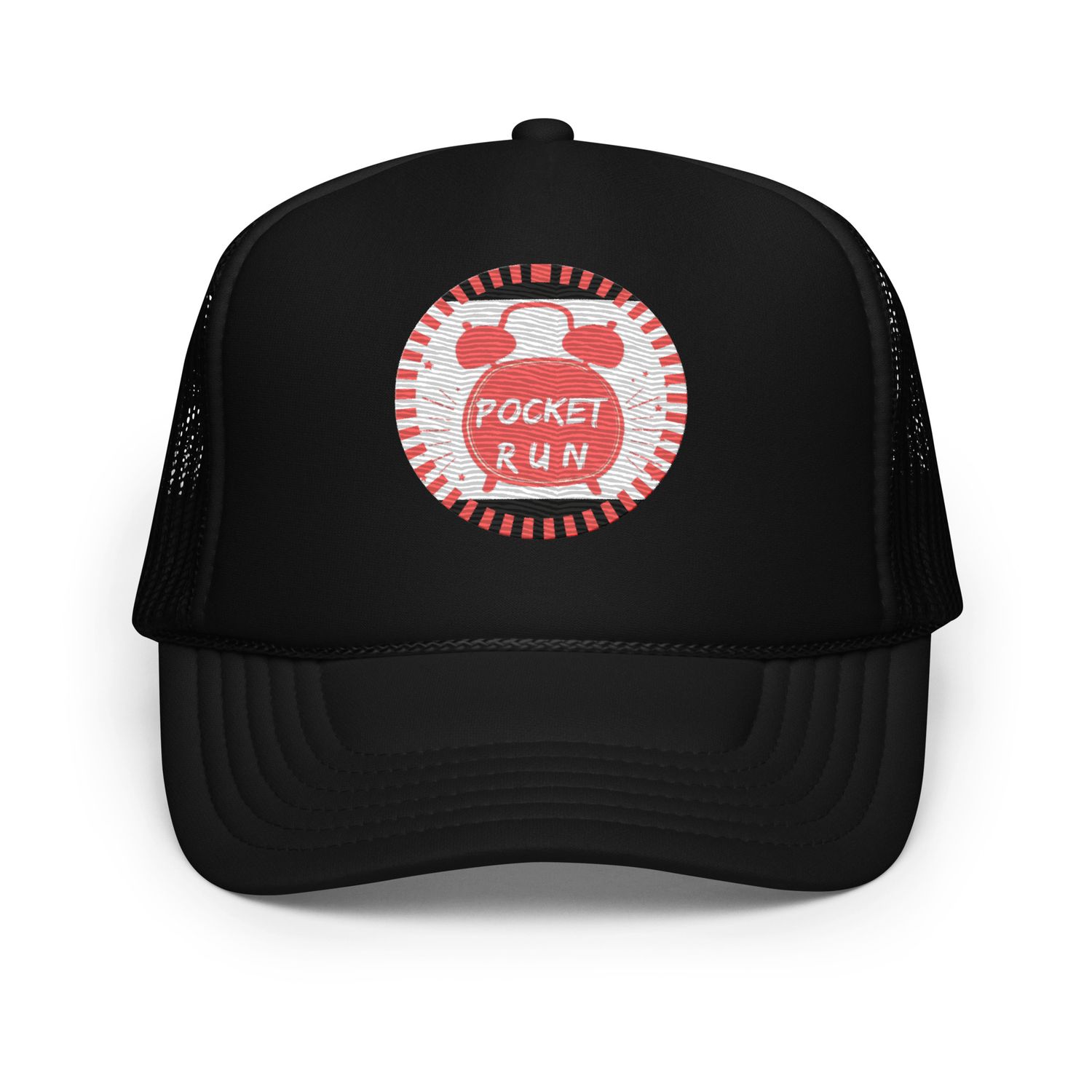 ( TRADE 2 ) POCKET RUN( FOAM TRUCKER HAT w/ 8 OPTIONS