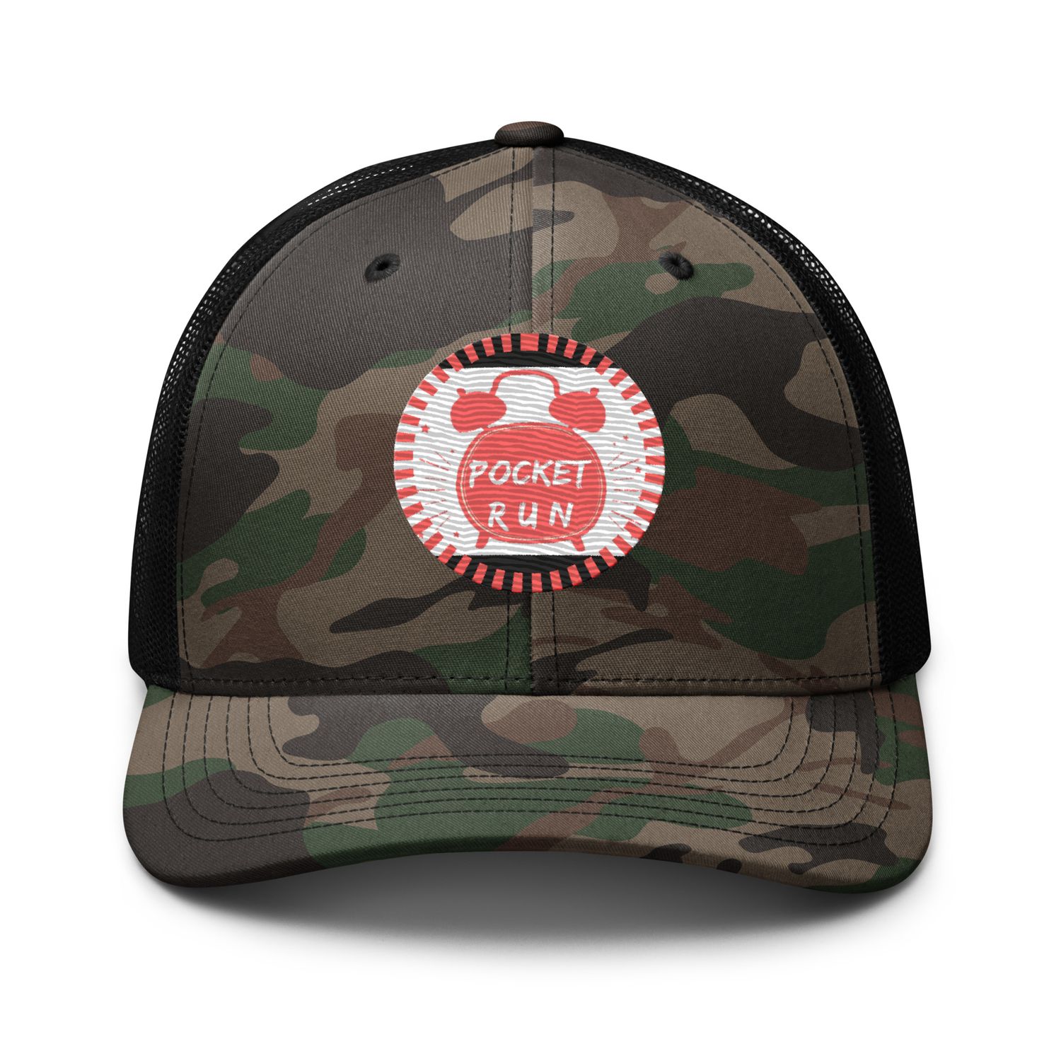 ( TRADE 6 ) POCKET RUN( CAMOUFLAGE HAT) w/ 2 OPTIONS