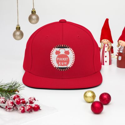 📊POCKET RUN ⭐🌡️🏷️💯DRIP MODE(  SNAP BACK CAP)
