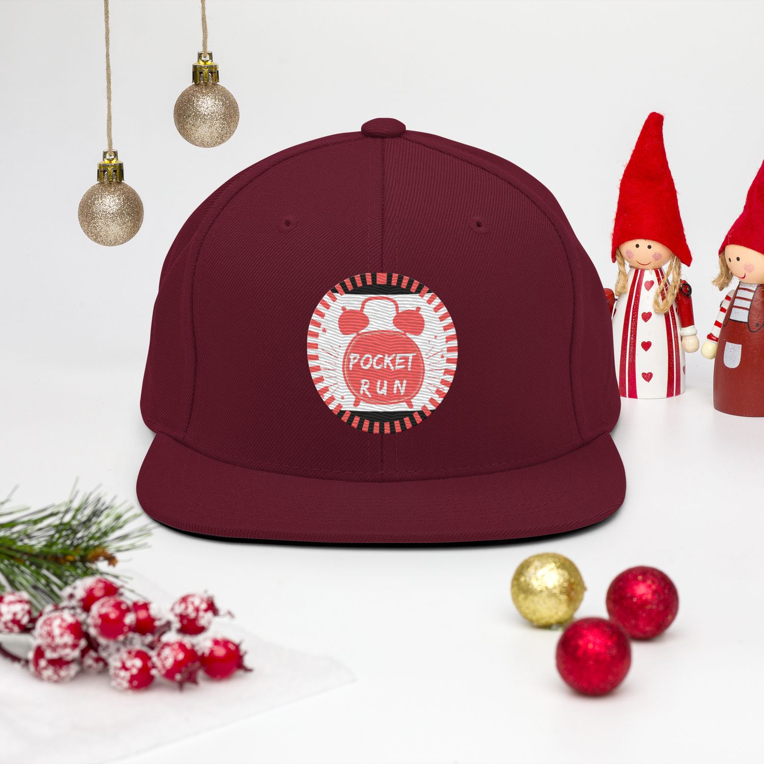 ( TRADE 7 ) 📊POCKET RUN ⭐🌡️🏷️💯DRIP MODE(  SNAP BACK CAP) w/ maroon OPTION 15