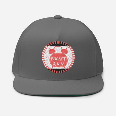 📊POCKET RUN ⭐🌡️🏷️💯DRIP MODE( FLAT SNAP BACK CAP)