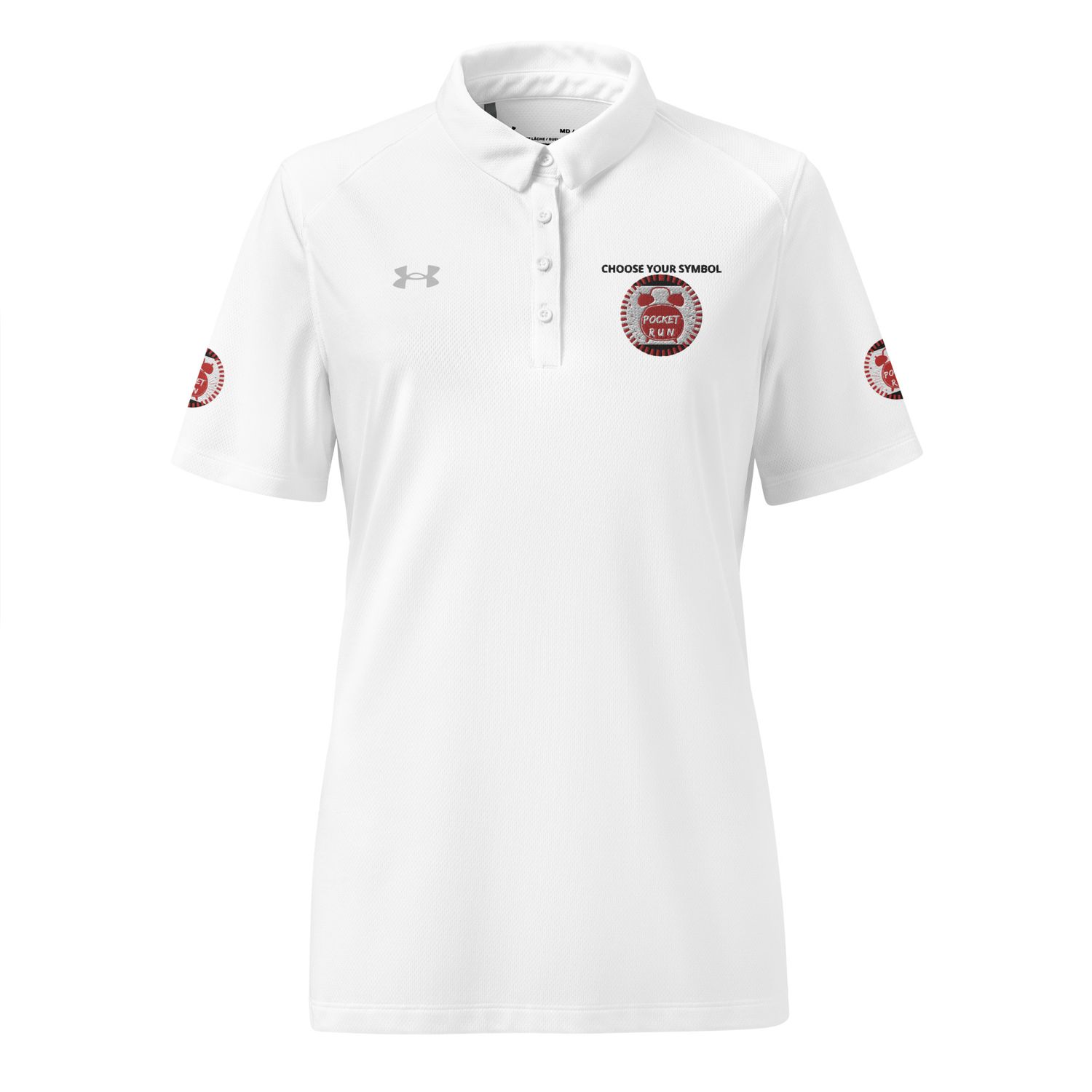 POCKET RUN( UNDER ARMOR POLO FOR GIRLS)