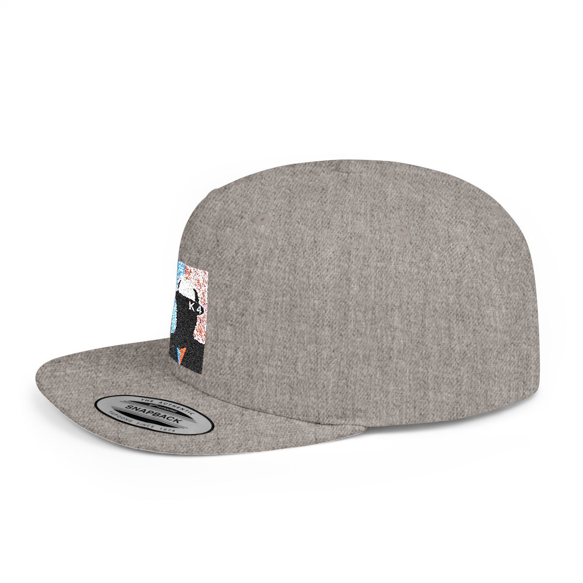 ( TRADE  6 ) NBAK4 activewear - LOGO SNAP BACK ADJUSTABLE CAP w/ heather grey OPTION 6