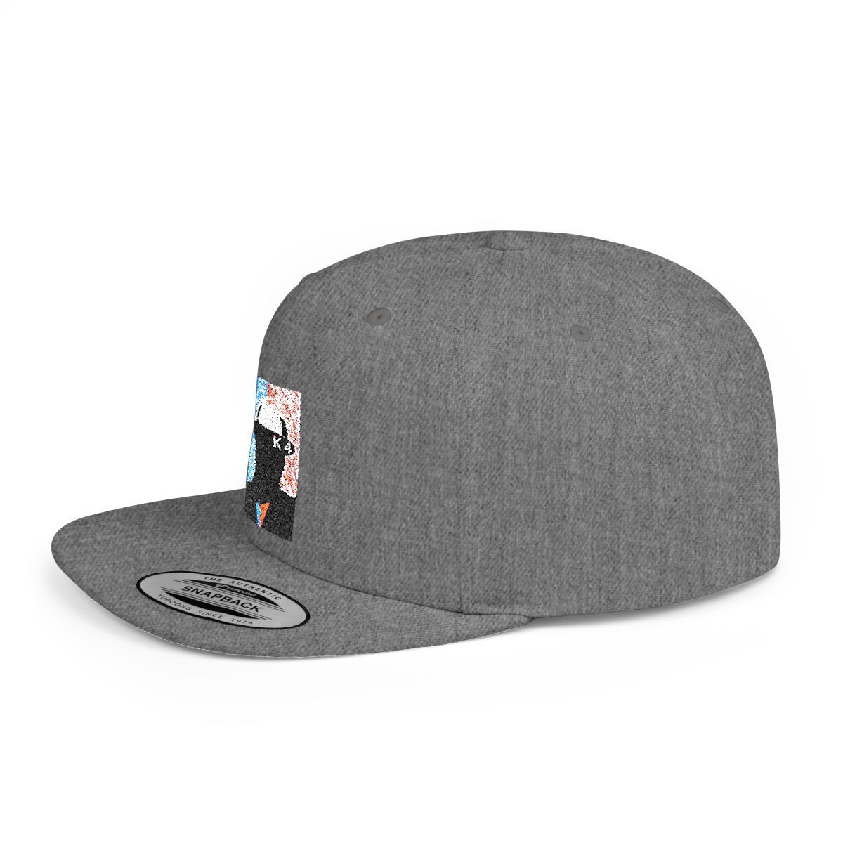 ( TRADE  6 ) NBAK4 activewear - LOGO SNAP BACK ADJUSTABLE CAP w/ dark heather OPTION 6