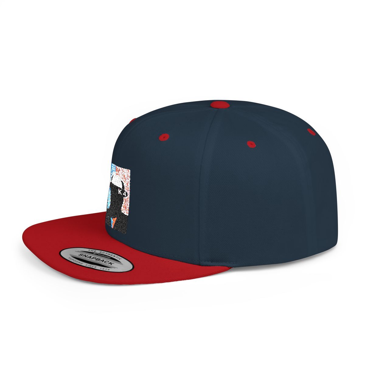 ( TRADE  6 ) NBAK4 activewear - LOGO SNAP BACK ADJUSTABLE CAP w/ navy &amp; red OPTION 6