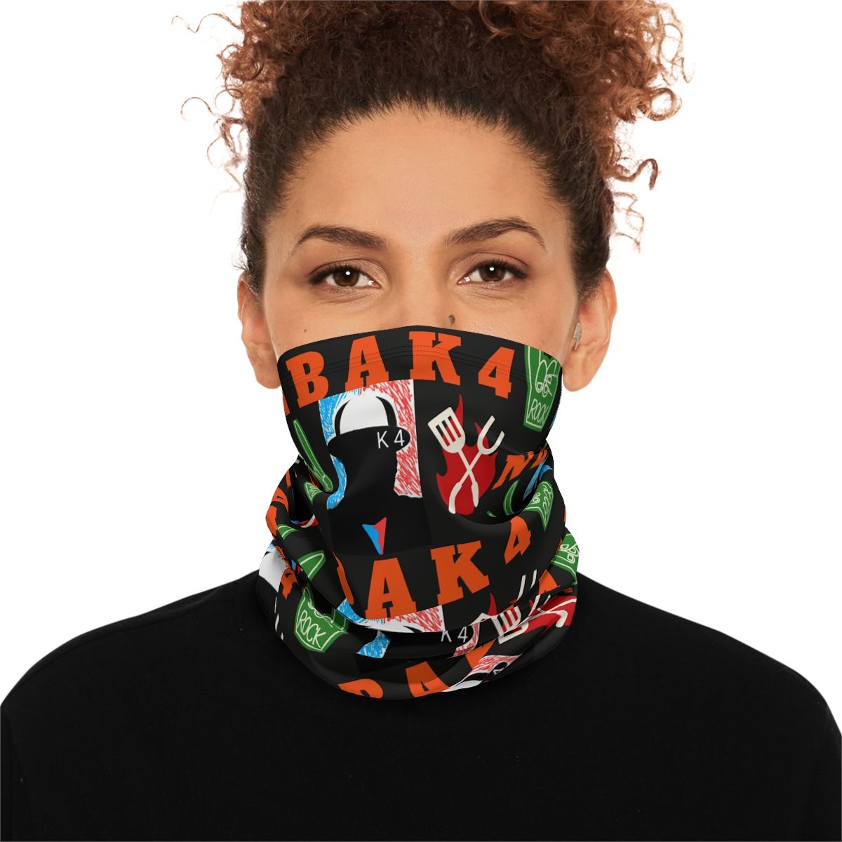 NBAK4 activewear -HEAD GEAR FACE AND NECK MASK PROTECTION w/ 1 different colors