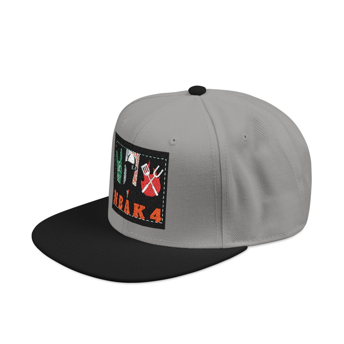 NBAK4 activewear - LARGE LOGO SNAP BACK ADJUSTABLE w/ 1 different colors