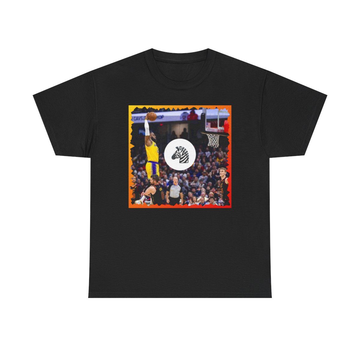 ( TRADE 1 ) WOMENS Basketball Slam Dunk Tee T-Shirt activewear w/1 color black OPTION 1