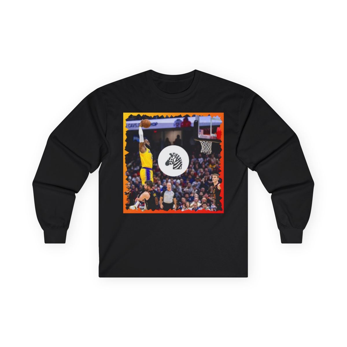 ( TRADE 1 ) WOMENS Basketball Slam Dunk Long Sleeve activewear w/1 color black OPTION 1