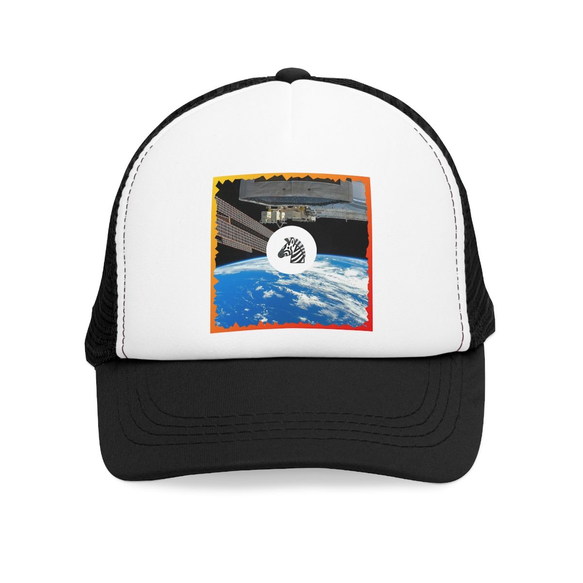 ( TRADE 3 ) SpaceX White Cap active wear w/1 color black OPTION 3