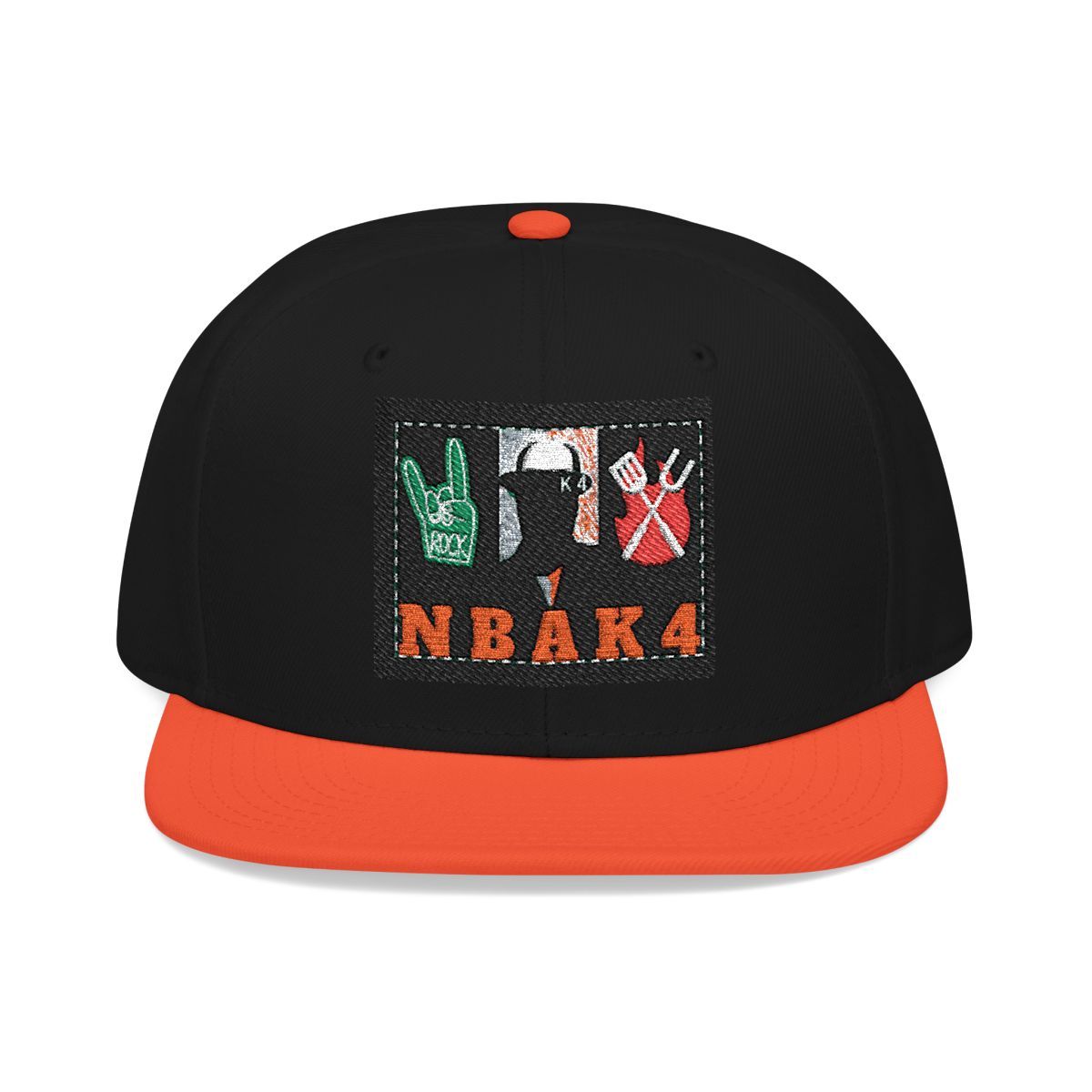 NBAK4 activewear - LARGE LOGO SNAP BACK ADJUSTABLE w/ 1 different colors