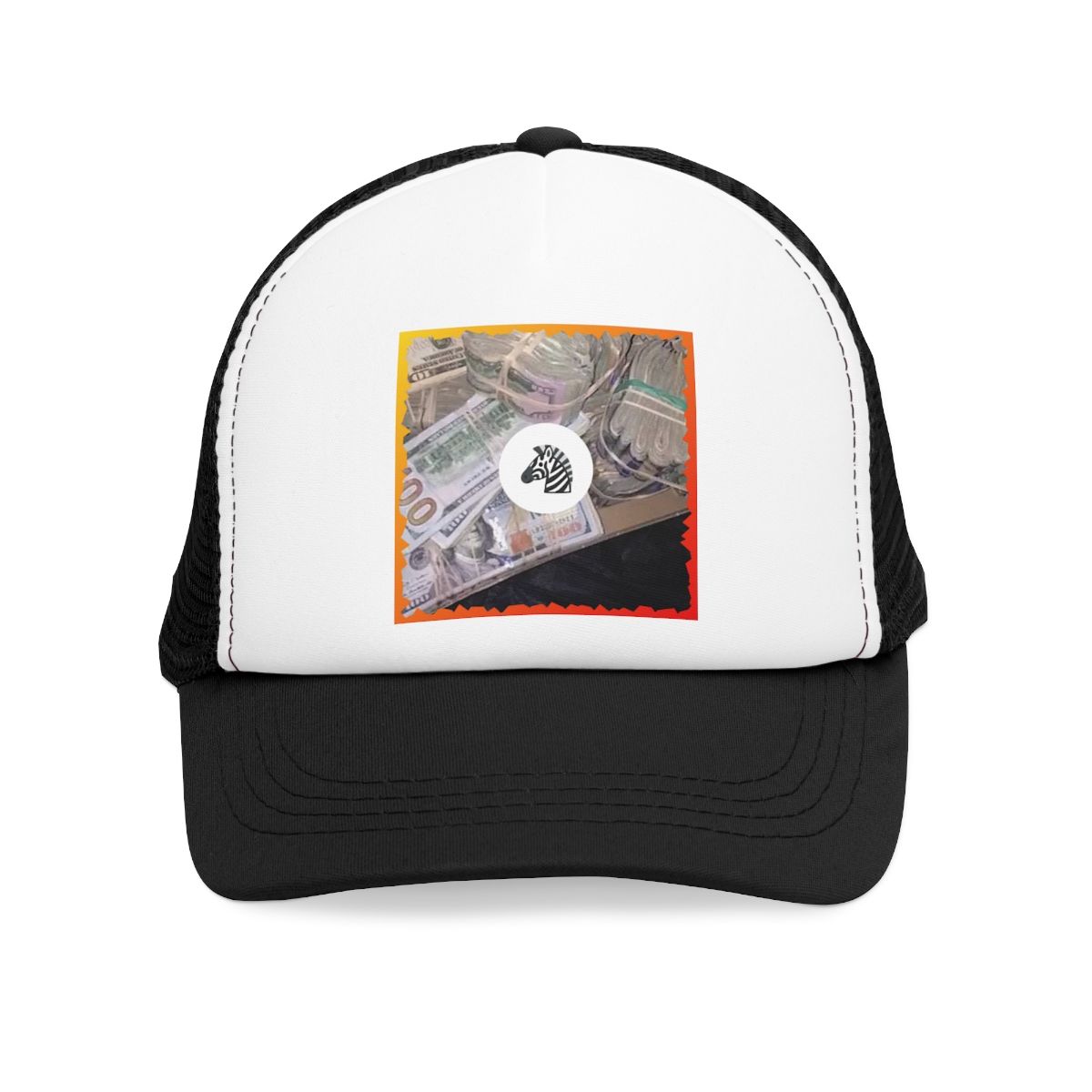( TRADE 3 ) Box Full White Hat activewear w/1 color black OPTION 3