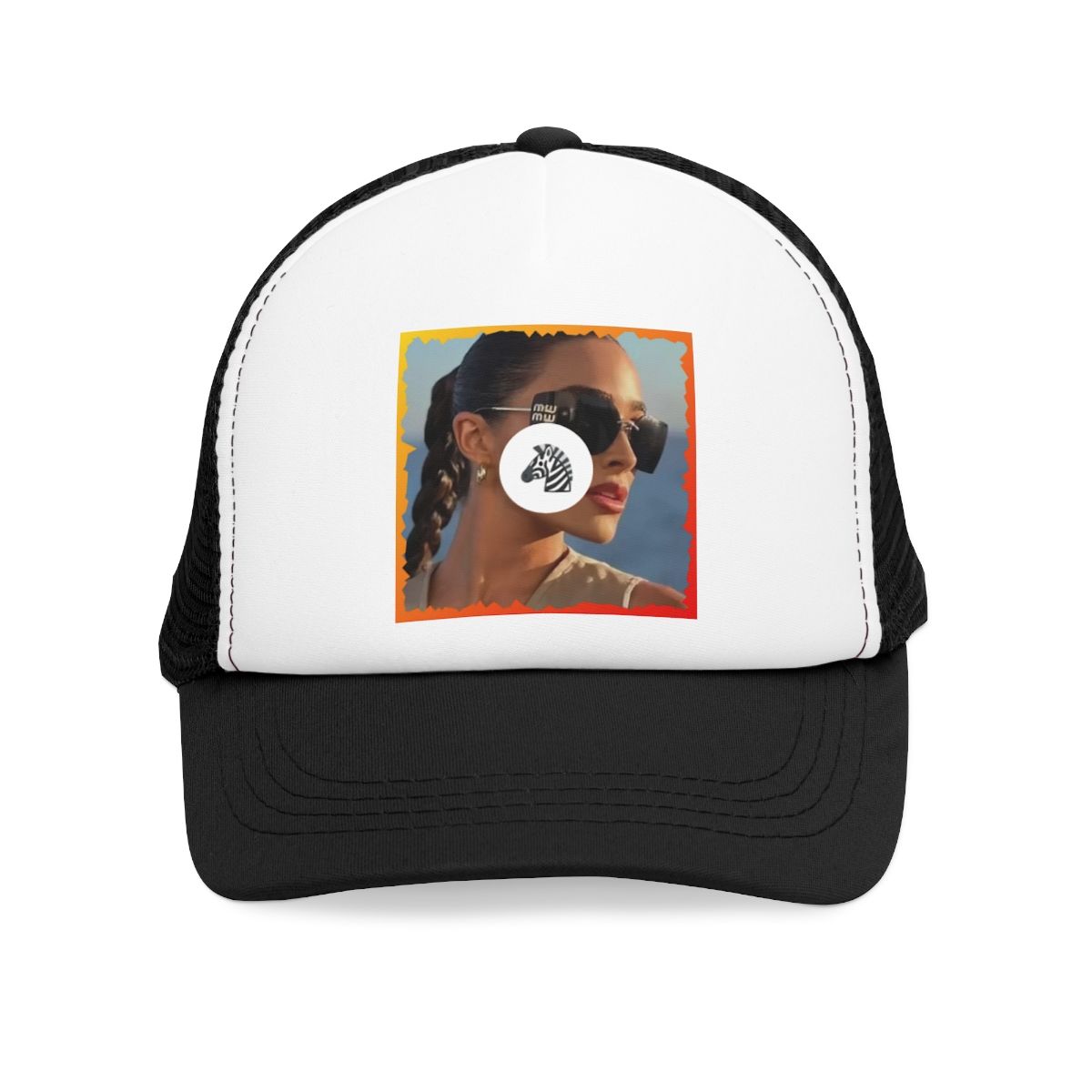 ( TRADE 3 ) Facebook White Hat activewear w/1 color black OPTION 3