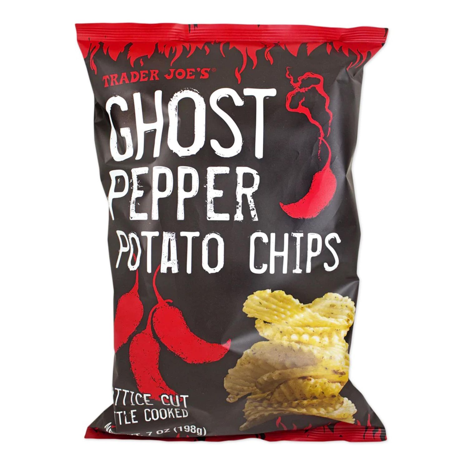 Trader Joe&#39;s Ghost Pepper Potato Chips, Snacks, 7 oz.