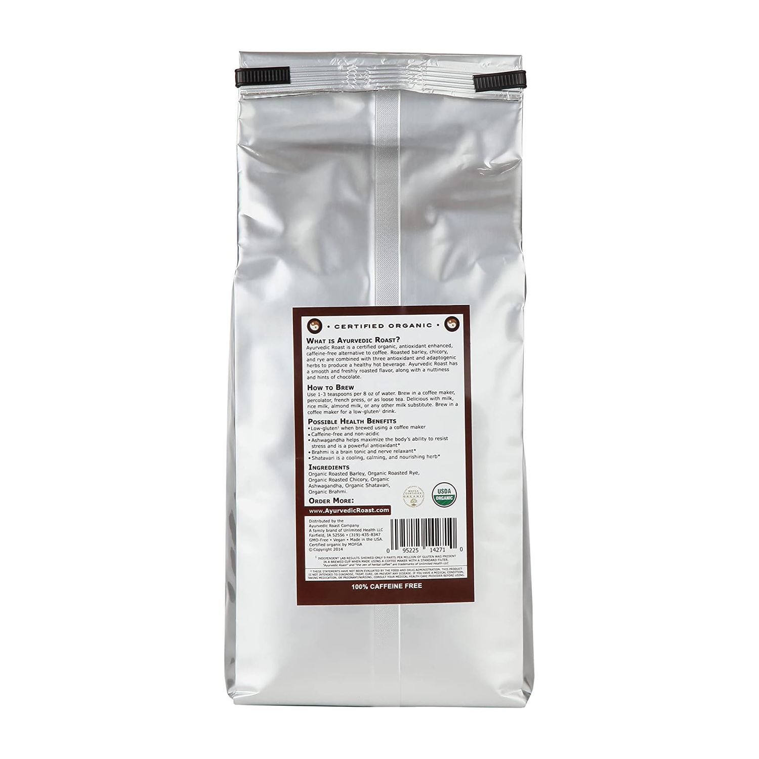 Ayurvedic Roast Unflavored - Organic Coffee Substitute, Caffeine Free