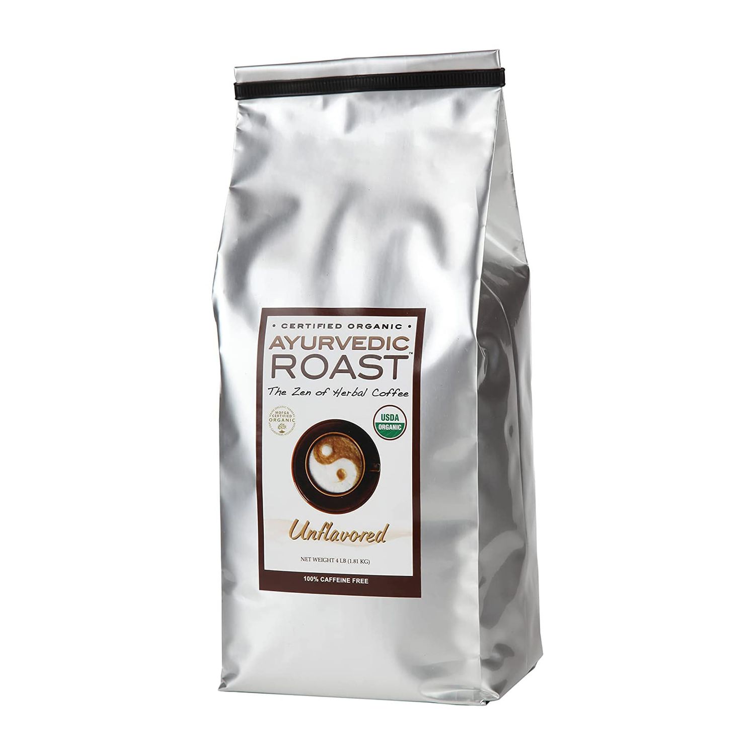Ayurvedic Roast Unflavored - Organic Coffee Substitute, Caffeine Free, Size: 4 lb.