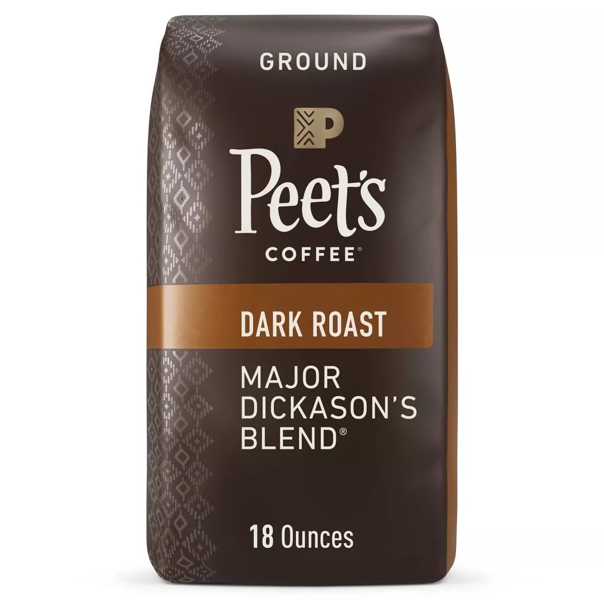 Peet&#39;s Coffee Major Dickasons Blend Dark Roast Ground Coffee, Size: 18 oz.