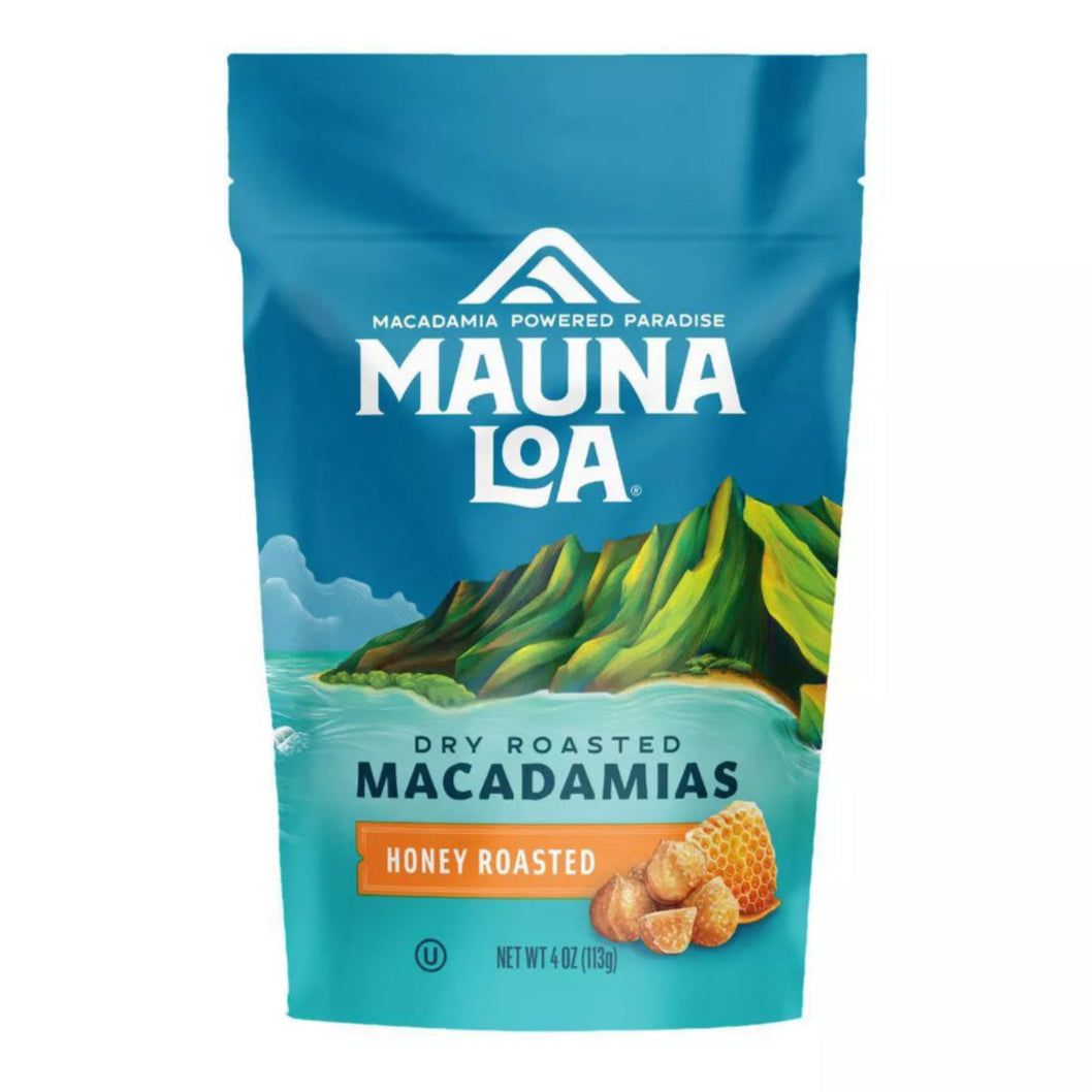 Mauna Loa Honey Roasted Macadamia Nuts, 4oz.