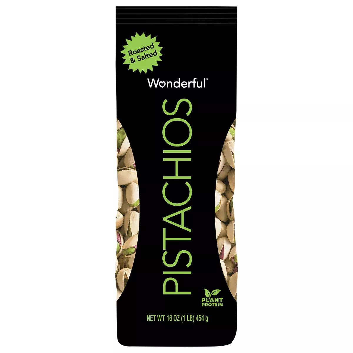 Wonderful Pistachios Roasted &amp; Salted, 16oz.