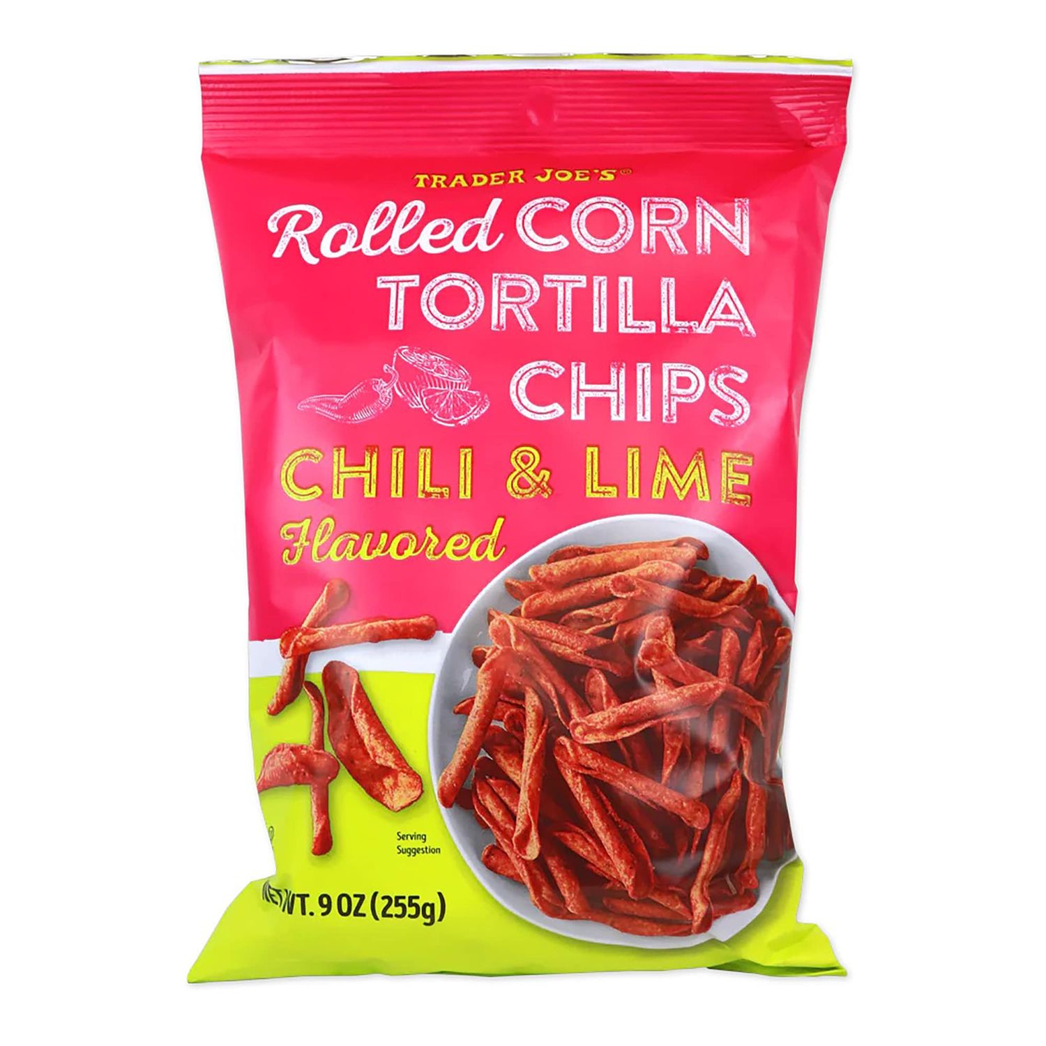 Trader Joe&#39;s Chili and Lime Flavored Rolled Corn Tortilla Chips,