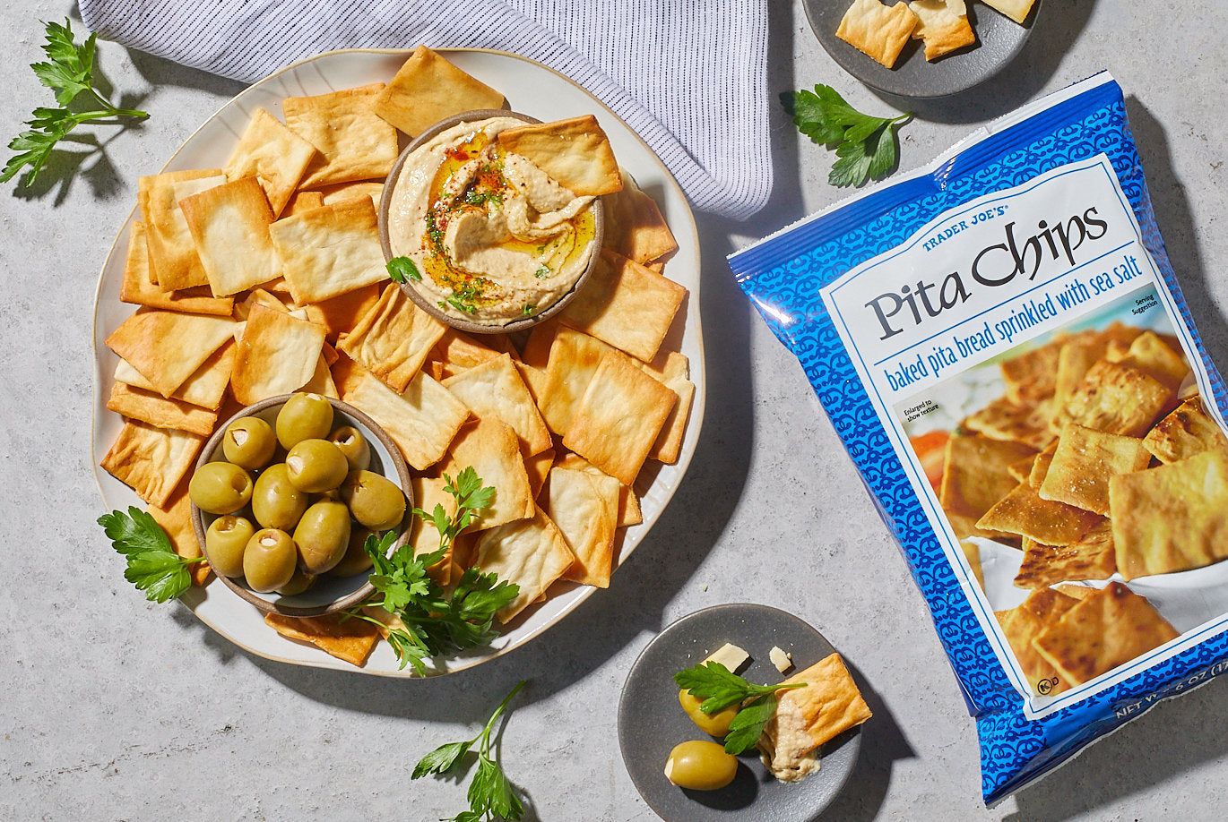 Trader Joe&#39;s Pita Chips, Snacks, 6 oz.