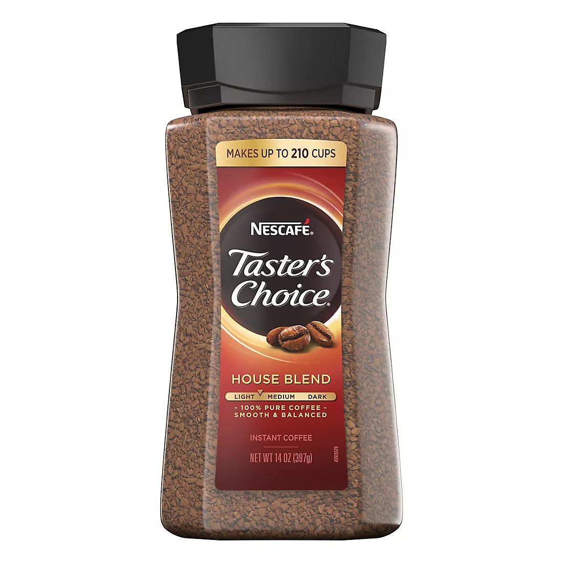 Nescafe Taster&#39;s Choice House Blend Instant Coffee, 14 oz.