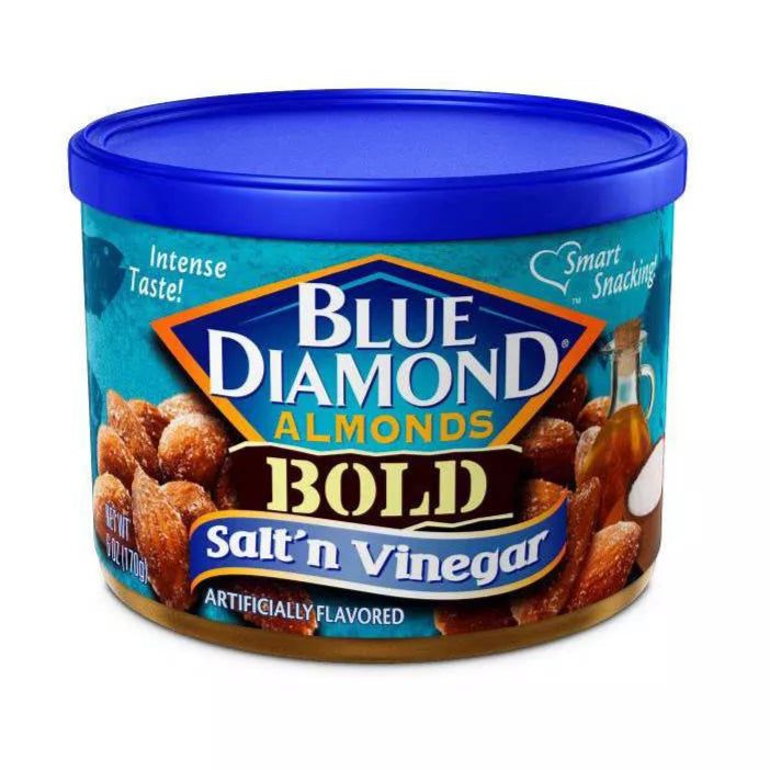 Blue Diamond Salt &amp; Vinegar Almonds, 6oz.