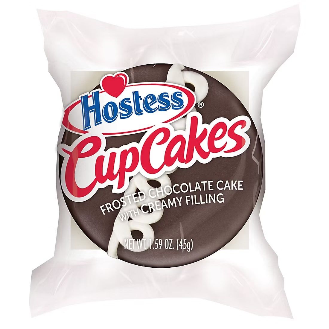 Hostess Cupcakes Individually Wrapped Chocolate Cakes with Cream Filli