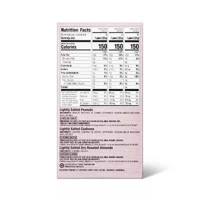 Good &amp; Gather Almonds, Cashews and Peanuts Variety Pack, 21.6oz/24ct.
