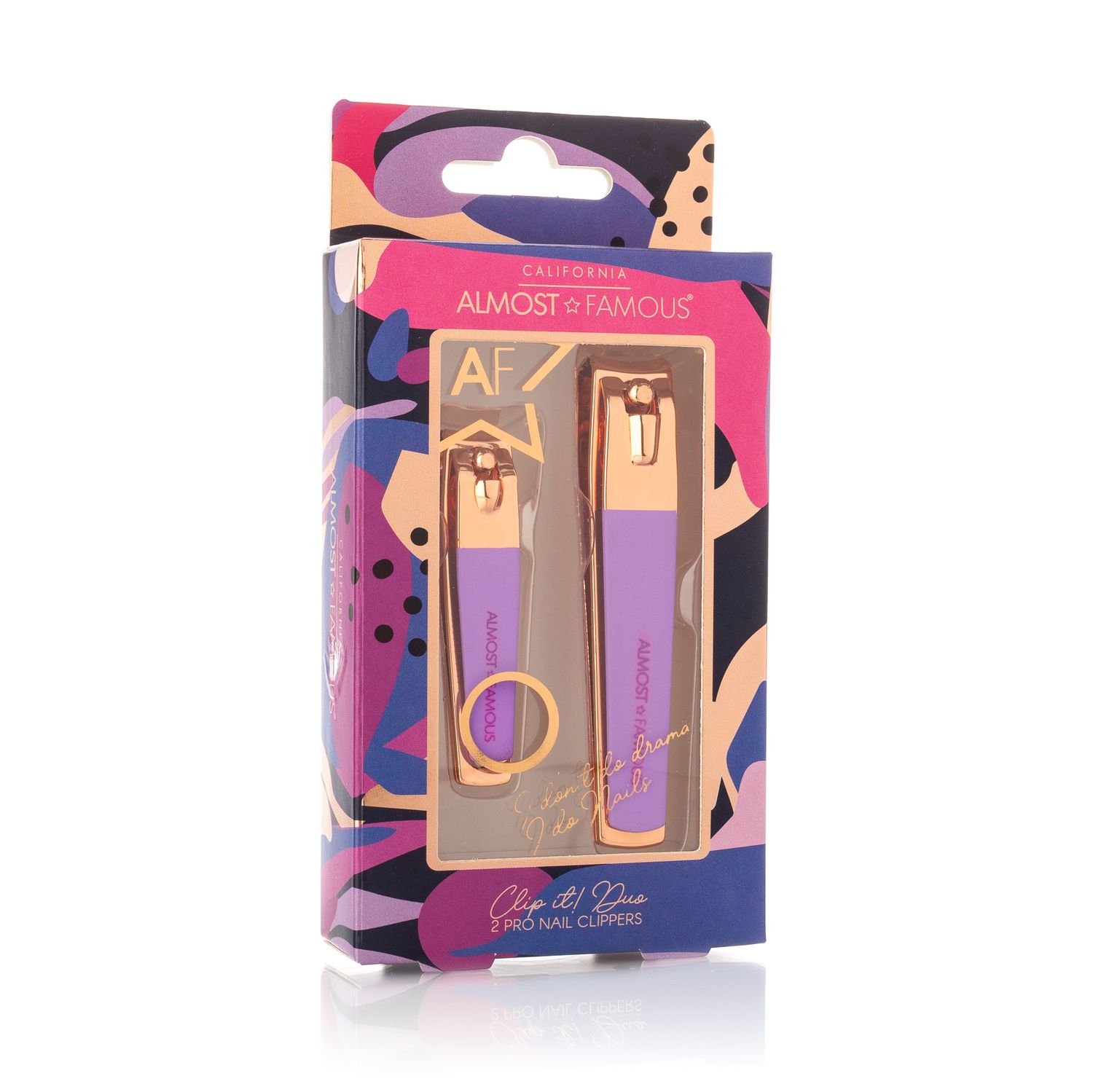 Almost Famous &quot;Clip It&quot; Rose Gold Nail Clipper Duo