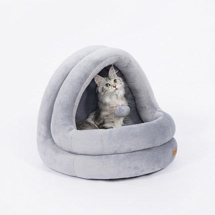 High Quality Cat House Beds Kittens Pet Sofa Mats, Size: S, Color: Grey