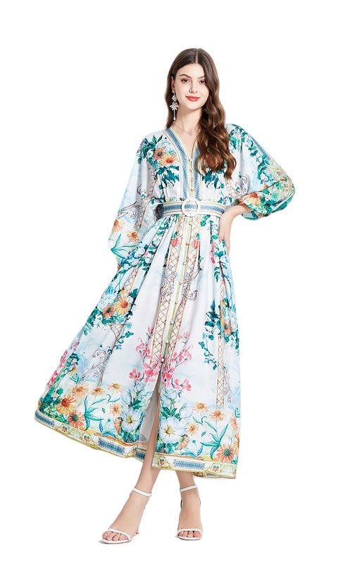 ( TRADE 1 ) CHIFFON MAXI DRESS OPTION 1