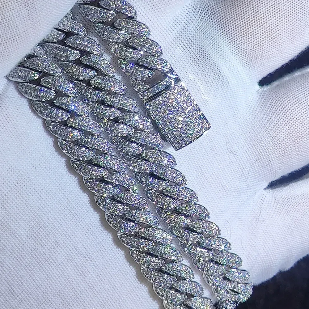 10MM CUBIC ZIRCON ICED OUT wrist CUBAN LINK