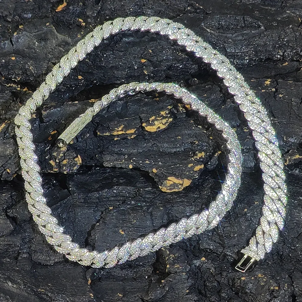10MM CUBIC ZIRCON ICED OUT wrist CUBAN LINK
