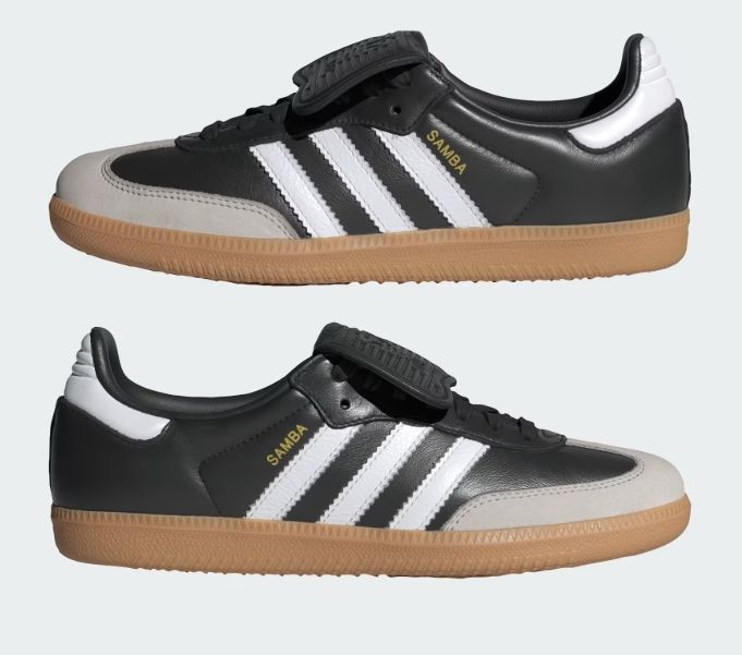 ADIDAS &#39;2025&#39; (GIRLS) color Black/Brown Carmel Tan/White/Grey( NEW )