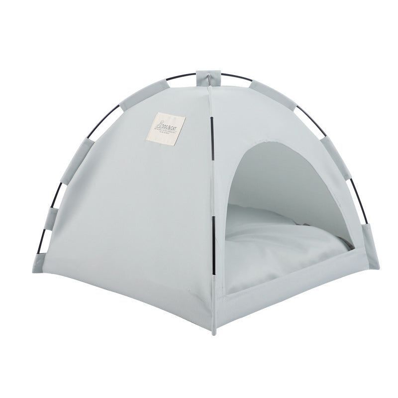 Cat Tent Cooling Mat  Dog House Pet Sofa Camping Dog Bed With Cushion