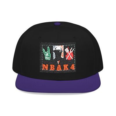 NBAK4 activewear - LARGE LOGO SNAP BACK ADJUSTABLE w/ 1 different colors