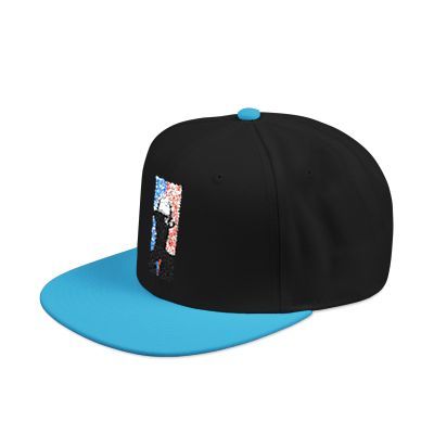 BLACK AND AQUA BLUE