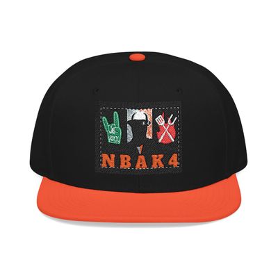 ( TRADE 2 ) NBAK4 activewear - LARGE LOGO SNAP BACK ADJUSTABLE w/ 17 different colors OPTION 2