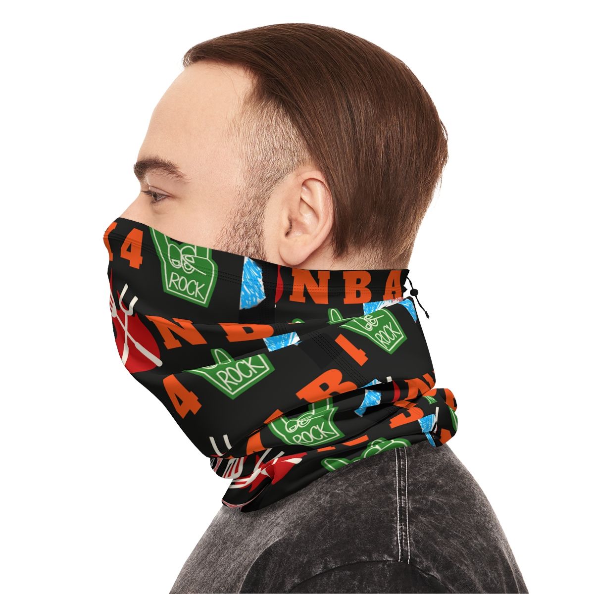 NBAK4 activewear -HEAD GEAR FACE AND NECK MASK PROTECTION