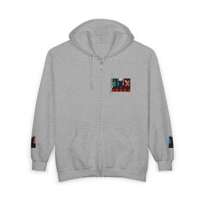 ( TRADE 2 ) NBAK4 activewear - ZIPPED HOODIES  w/ SPORT GREY colors OPTIONS 2