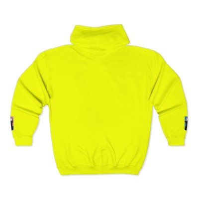 ( TRADE 2 ) NBAK4 activewear - ZIPPED HOODIES  w/ SAFETY GREEN colors OPTIONS 2