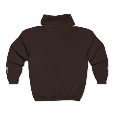 ( TRADE 2 ) NBAK4 activewear - ZIPPED HOODIES  w/ DARK CHOCOLATE colors OPTIONS 2